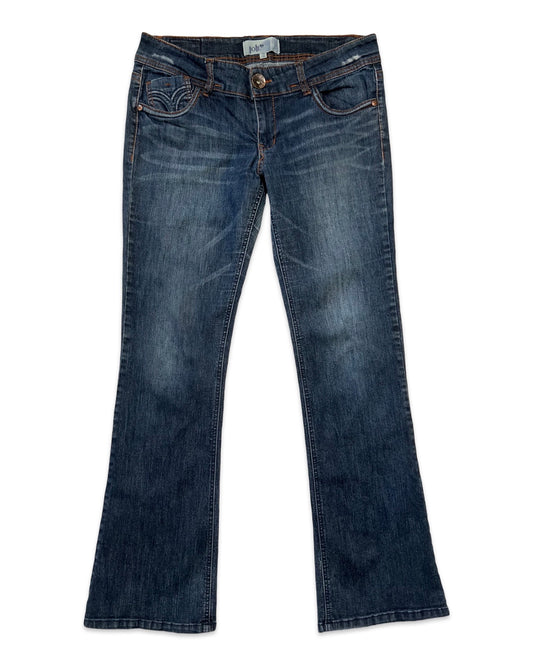 Jolt Low-Rise Flare Jeans