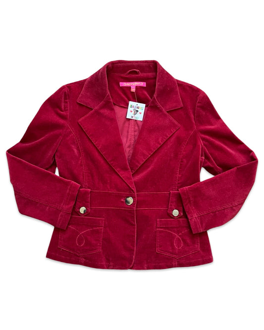 Red Velveteen Jacket