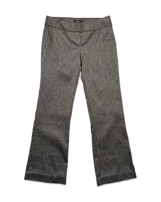 Bebe Low-Rise Grey Trousers