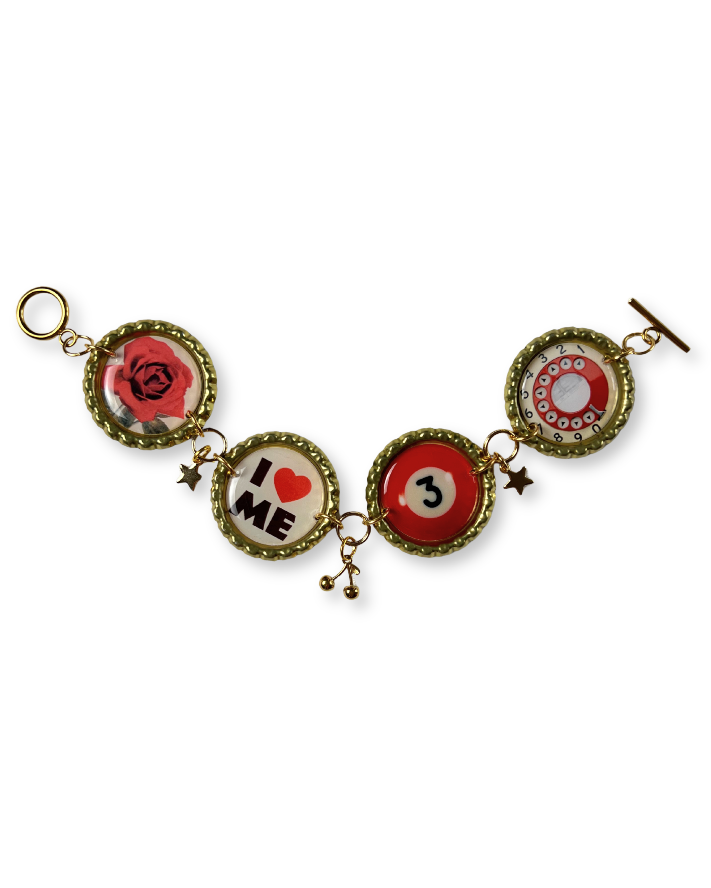 Rose Charm Bracelet