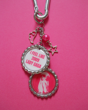 '2009 Lady Gaga' Bag Charm