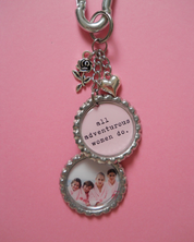 'All Adventurous Women Do.' Bag Charm