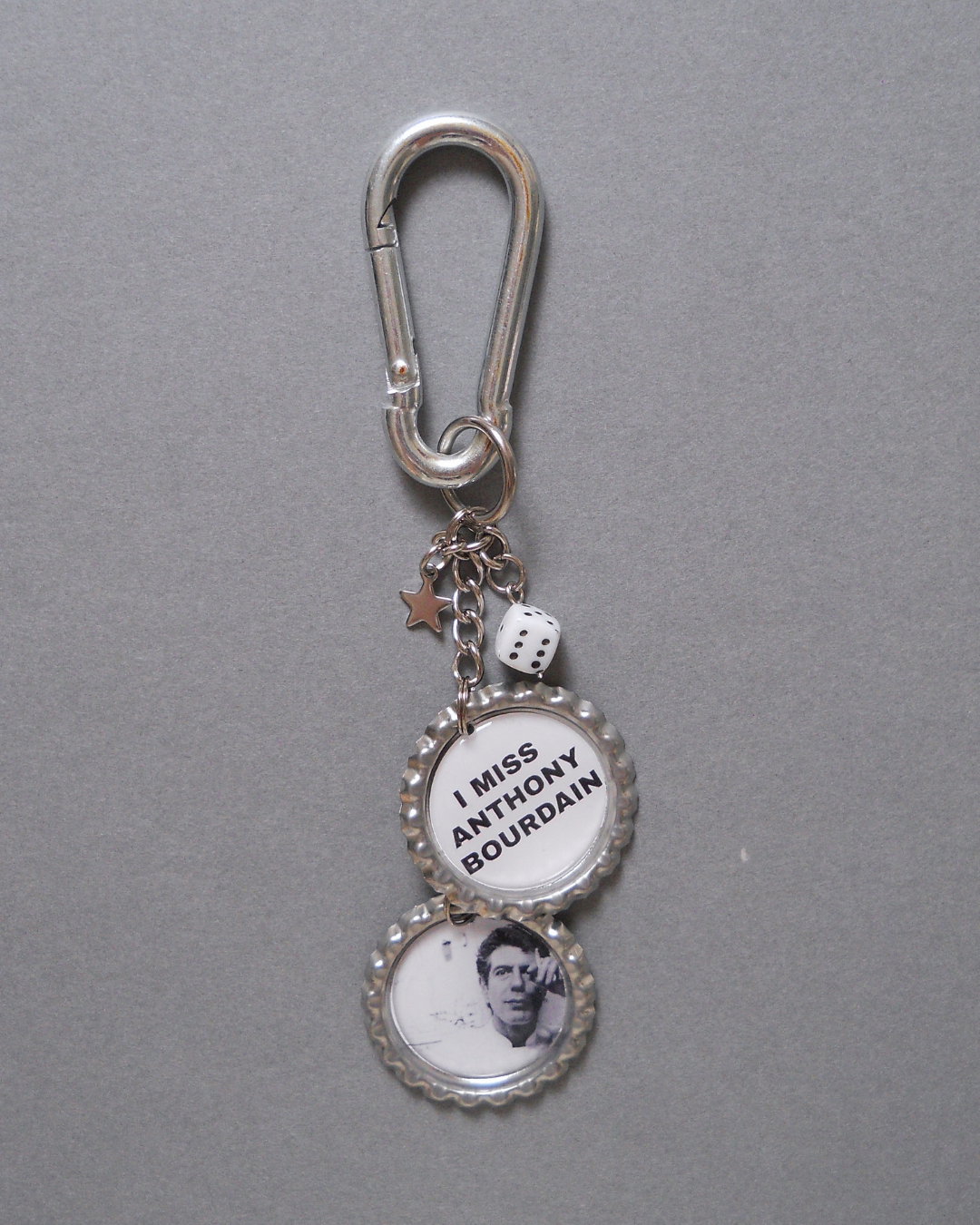 'I Miss Anthony Bourdain' Bag Charm