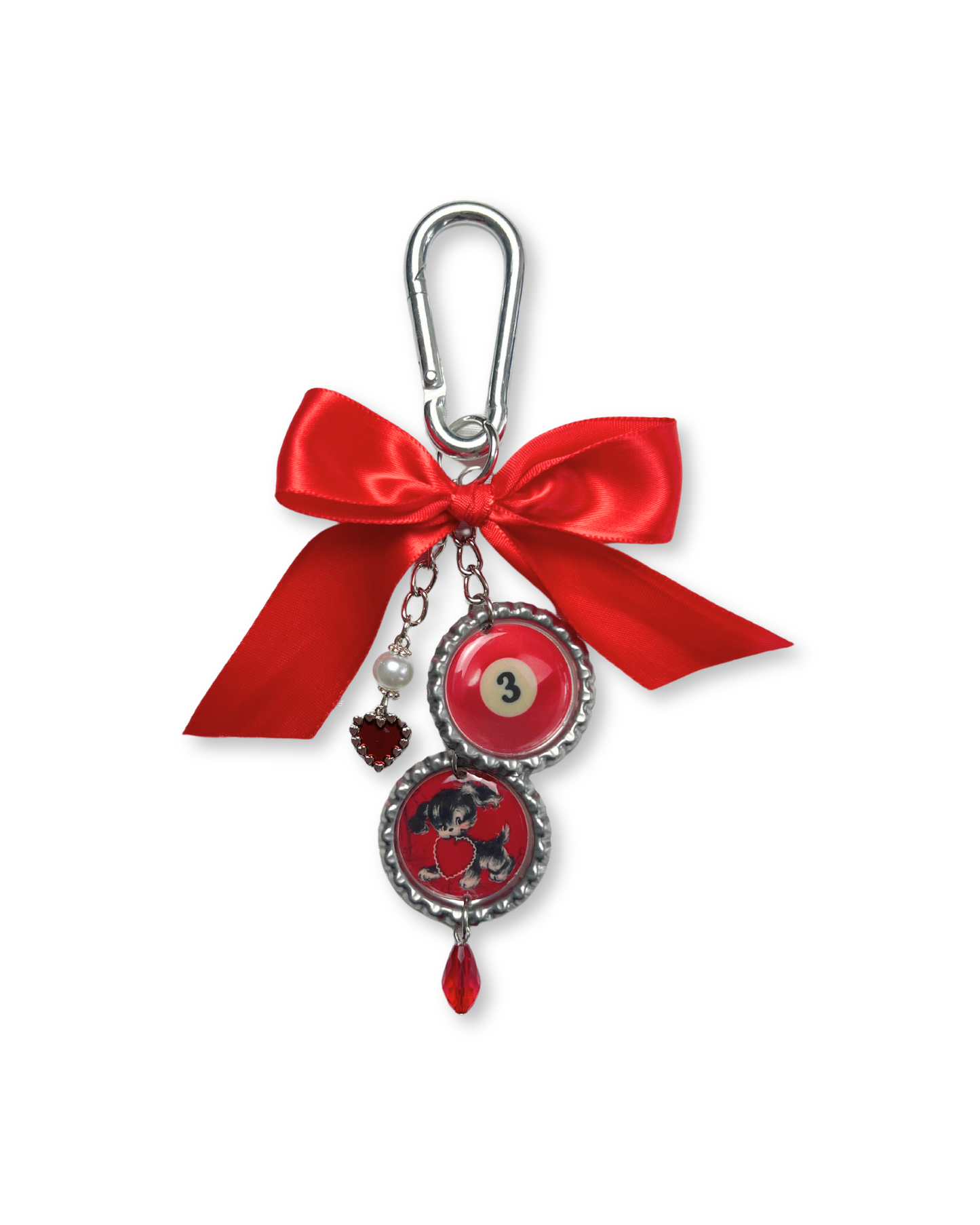 Burning Love Bag Charm