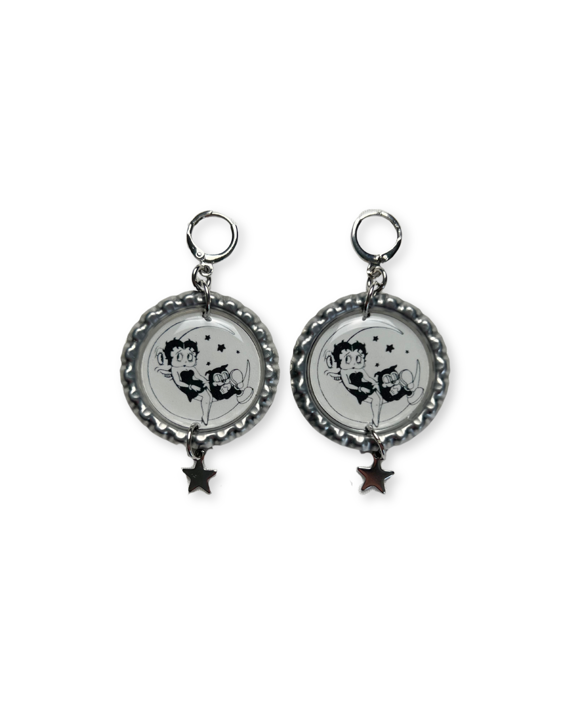 Over the Moon Dangle Earrings