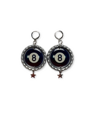 8-Ball Dangle Earrings