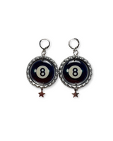 8-Ball Dangle Earrings