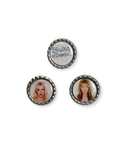 Britney Bottle Cap Pin Set