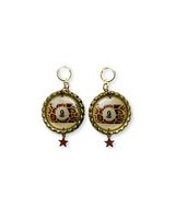 Leo '9' Ball Earrings