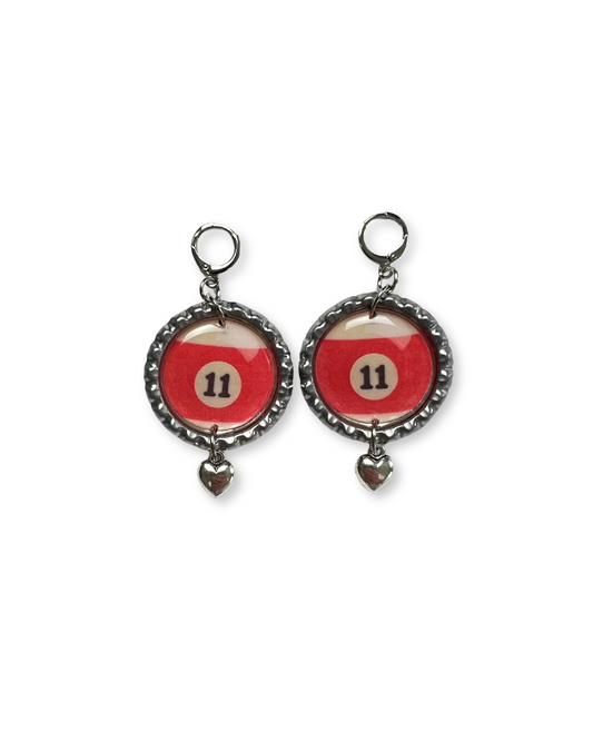 '11' Ball Dangle Earrings