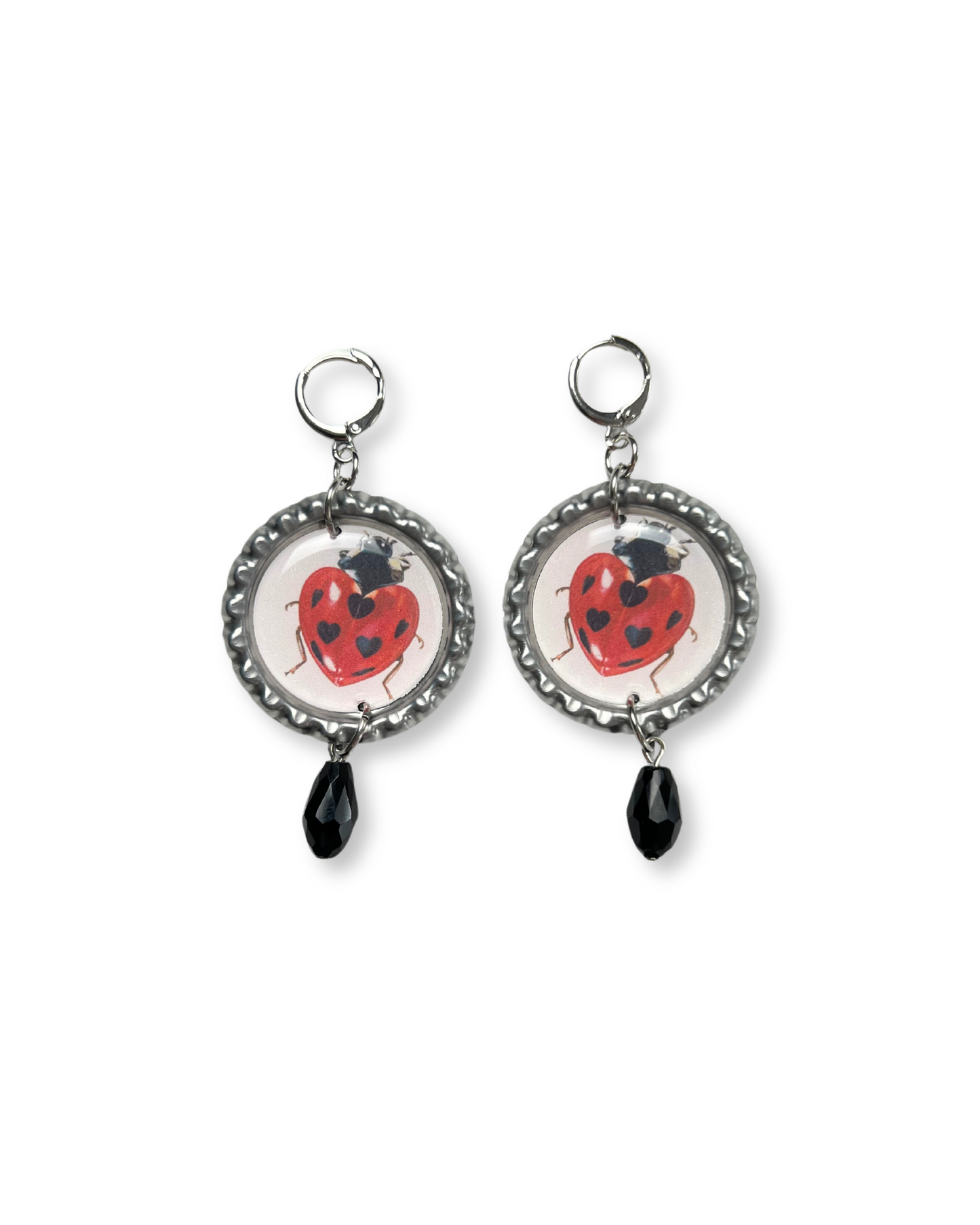 Ladybird Dangle Earrings