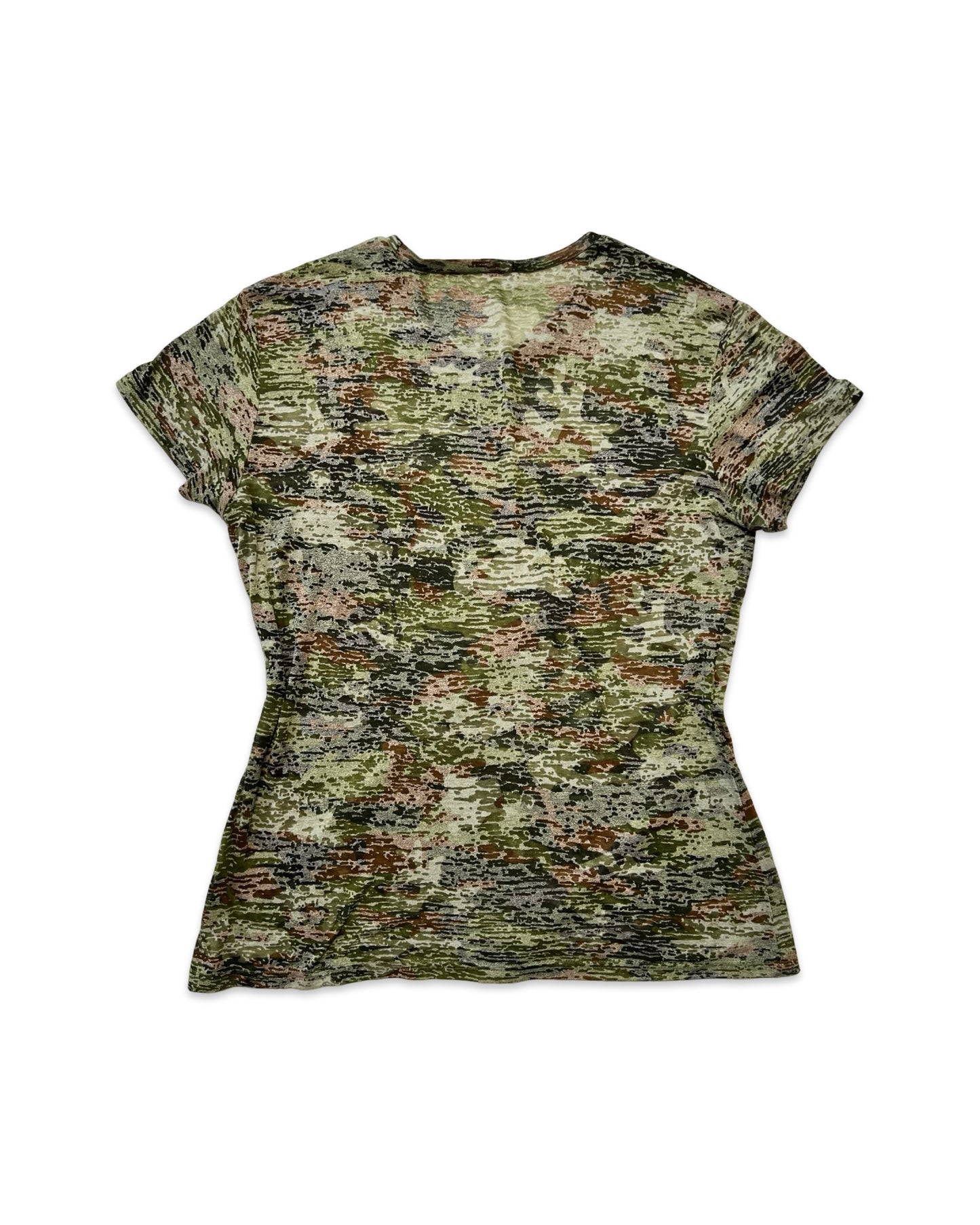 Y2K Camo Horseshoe Tee