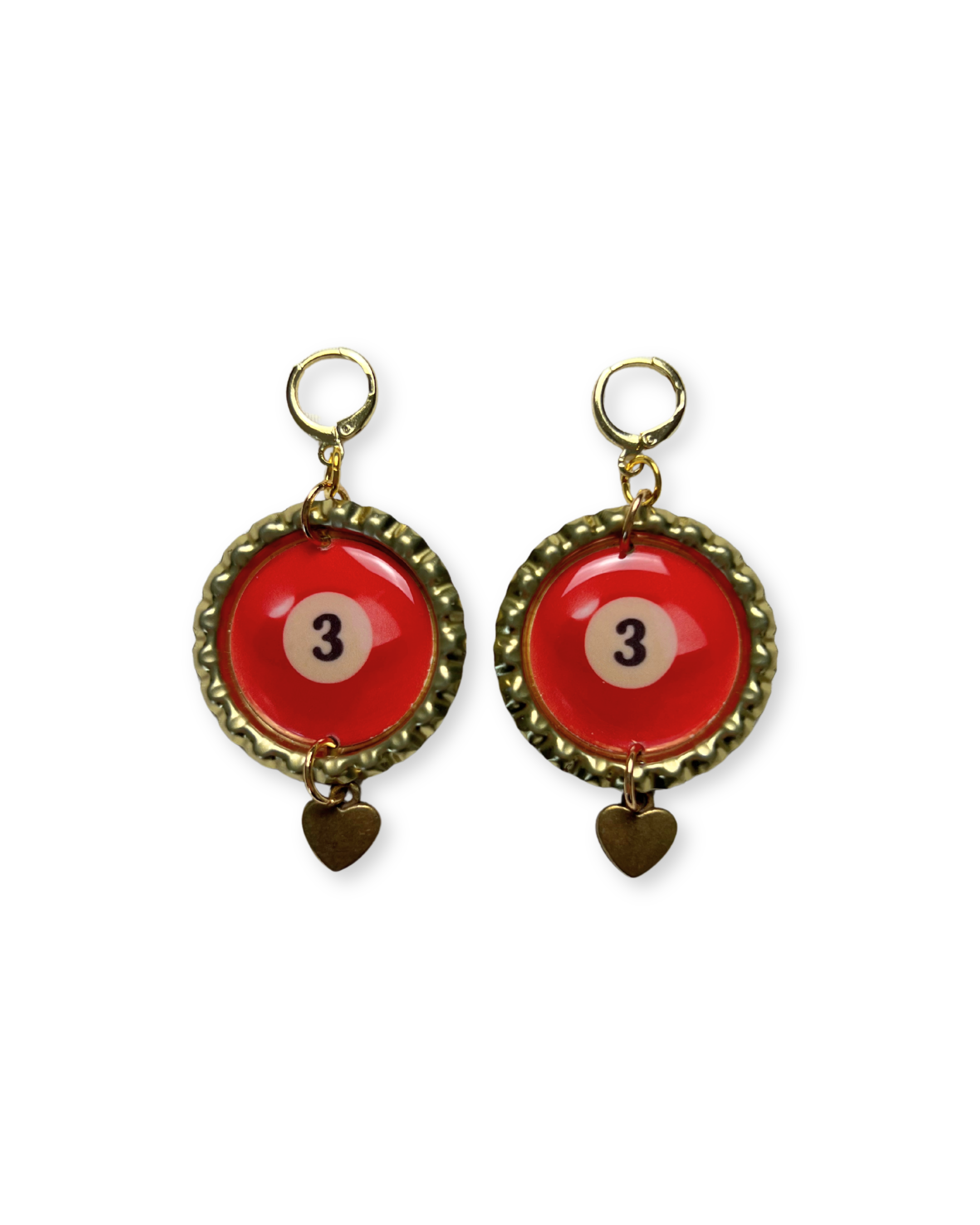 3-Ball Dangle Earrings