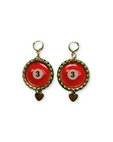3-Ball Dangle Earrings