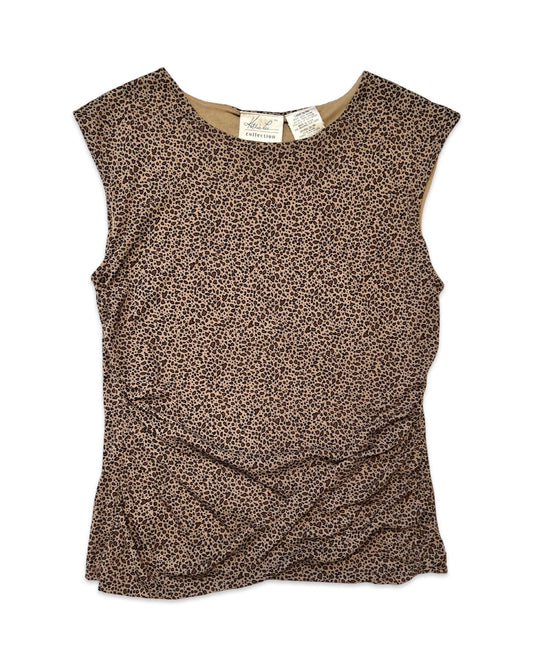 Leopard Print Sleeveless Top