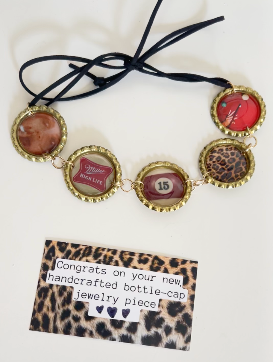 *CUSTOM* Bottle Cap Choker