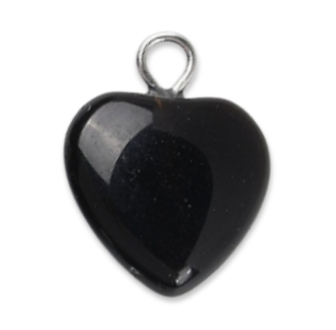 black obsidian heart