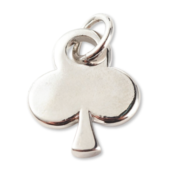 clubs mini 925 sterling silver charm