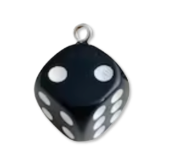 black dice charm
