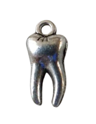 silver tooth charm